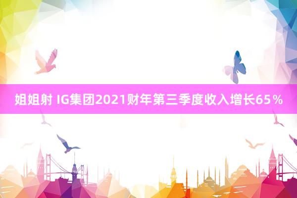 姐姐射 IG集团2021财年第三季度收入增长65％