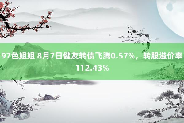 97色姐姐 8月7日健友转债飞腾0.57%，转股溢价率112.43%