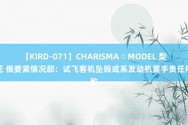 【KIRD-071】CHARISMA☆MODEL 梨々花 俄要紧情况部：试飞客机坠毁或系发动机罢手责任所致