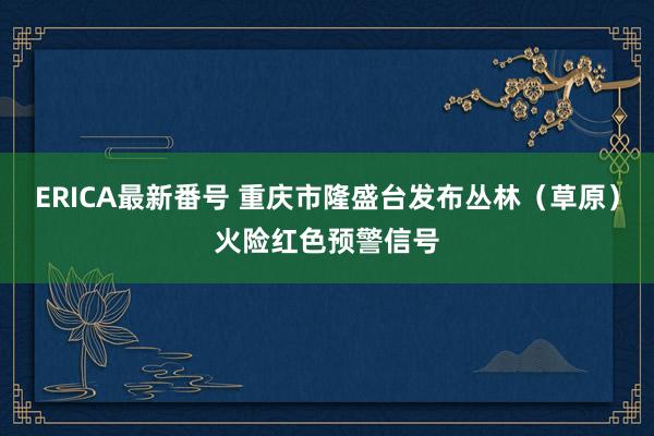 ERICA最新番号 重庆市隆盛台发布丛林（草原）火险红色预警信号